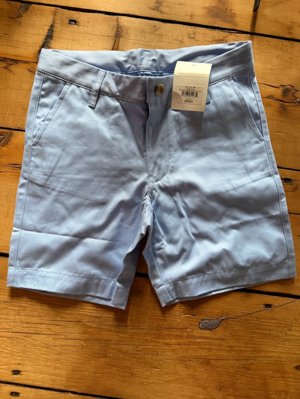 Beaufort Bonnet Company -  Boy’s Light Blue Chino Shorts NWT